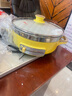 佳佳恋电饼铛电煎锅官方旗舰店316L不锈钢家用加深加大电饼锅304无涂层大火力平底锅电锅一体式多功能锅 32#鹅黄小金刚【304不锈钢】+单笼 实拍图