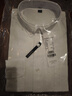 凡客诚品（VANCL）长袖衬衫男全棉领尖扣牛津纺商务休闲经典舒适衬衫 白色 XL 实拍图