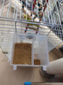 茨格曼 鹦鹉喂食器 鸟食盒防漏防撒自动下料器虎皮牡丹鸟类通用 实拍图