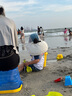 kocotreekk树儿童防晒帽大帽檐护颈披风帽夏户外海边太阳帽宝宝遮阳帽薄款 实拍图