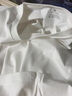 布先生春夏季短袖T恤男士纯棉小白T纯色内搭打底衫 白色 3XL(190) 实拍图