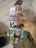 Hello Kitty小学生水杯高颜值塑料杯子男女儿童上学专用运动水杯双饮杯600ml 实拍图