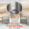美的（Midea）0涂层2L不锈钢内胆1-2人电饭煲电饭锅 家用智能多功能微压无涂层电饭煲MB-RC201S 实拍图