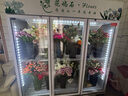 煦雪 鲜花保鲜柜花店冷藏风冷无霜立式花艺花柜鲜花店商用节能高端展示柜冰箱冰柜 三门白色鲜花保鲜柜 实拍图