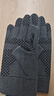 罗维利特手套男夏季防晒防风保暖加绒触屏户外骑行二指摩托车外卖半指漏指 二指加厚灰色 均码有弹力 实拍图