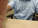 罗蒙（ROMON）【桑蚕丝免烫】短袖衬衫男士白衬衫修身衬衣商务职业男灰色XL 实拍图