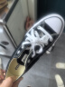匡威（Converse）经典帆布鞋男 AllSTAR 透气休闲鞋子 黑色运动板鞋女 101001 37 实拍图