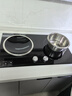 美的（Midea）双灶嵌入式电磁炉5000W瓦爆炒多功能一凹一平电磁灶家用双头灶大功率火力凹面内嵌镶嵌式电陶炉 5000瓦【上门安装】（左凹右平）DZ50D03Q 实拍图