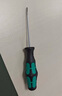 维拉（WERA）进口一字螺丝刀335德国平口防滑起子334硬化刀头穿心改锥接线端子 335【0.4x2.5x75】黑色硬化刀头 实拍图