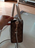 蔻驰（COACH）【官方授权店】coach女包CALLY系列女士小号单肩手提斜挎包送女友 5693IMDJ8卡其色(保税仓) 实拍图