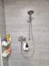 高仪（GROHE）进口恒温花洒套装 200MM顶喷 空气注入手持套装恒温龙头有下出水 实拍图