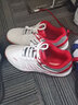 回力乒羽鞋低帮防滑牛筋底网面透气男女情侣比赛羽毛球鞋运动鞋休闲鞋 WL3499白红 44 尺码偏小一码 实拍图