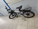 凤凰（Phoenix） 凤凰自行车可折叠山地车路虎男士成年人变速女式越野公路单车 十刀消白/折叠双避震/全竞速轴承 24寸30速【参考：138-168cm】 实拍图