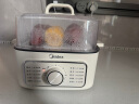 美的（Midea）电蒸锅 电煮锅电火锅多功能锅家用电锅蒸蛋器蒸包子锅电热锅10.8升三层大容量多用途锅ZGE2323Z02 实拍图