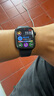 Apple/苹果 Watch Series 10 智能手表GPS款42毫米亮黑色铝金属表壳黑色运动型表带M/L MX1P3CH/B 实拍图