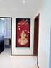 瑞尚（RUISHANG） 玄关装饰画现代简约进门壁画山水墙画竖版晶瓷画欧式轻奢挂画 福禄有鱼 80*160cm/晶瓷面+铝合金边框 实拍图