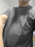 雾卡 【三件装】短袖t恤男纯色棉宽松夏季士半袖潮流衣服情侣装 卡其+深灰+黑色 XXL 建议150-165斤 实拍图
