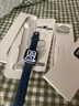 Apple/苹果 Watch Series 10 智能手表GPS+蜂窝款46毫米银色铝金属表壳丹宁色运动型表带M/L MWYG3CH/B 实拍图