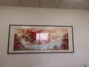 牧子喜行万里长城靠山图办公室聚宝盆山水画客厅风景挂画沙发背景墙装饰画 07款-靠山图 长140*60cm +有机玻璃+实木边框 实拍图