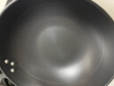 炊大皇 炒锅铁锅 健康无涂层蜂窝纹32cm 家用炒菜锅玄铁XT32CGH 实拍图