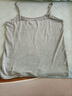 浪莎（LangSha）莫代尔小吊带内搭外穿背心女打底学生无袖背心女 灰色 L 实拍图