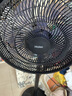 海尔（Haier）电风扇落地扇家用七叶轻音立式大风力风扇广角摇头自然柔风循环风扇宿舍节能省电落地式风扇 黑色/7叶遥控加高加大HFS-Y3547A 实拍图