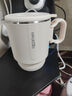 西可便携式烧水壶折叠水壶304不锈钢家用旅行电水壶宿舍小型电热水壶烧水杯 0.8L 【米白色】304不锈钢+手柄可折叠 实拍图