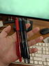 派通（Pentel）BLN105按动黑色中性笔高颜值0.5mm签字笔商务学生速干水笔水性笔文具 黑色5支装 实拍图