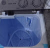 奥克斯（AUX）洗衣机半自动家用双缸双桶大容量小型租房宿舍波轮双杠强力去污省水电 【国补】16.5公斤【洗10+脱6.5终身联保】金 实拍图