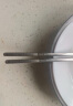 美厨（maxcook）316L不锈钢筷子 5双装分餐方筷分色筷子家用创意餐具套装 MCK3819 实拍图