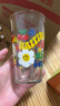 Glasslock&wigglewiggle联名款高颜值大容量玻璃水杯家用咖啡杯女夏季500ml 实拍图