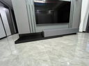 玉威森电视柜现代简约客厅家用小户型落地伸缩2024新款茶几电视机柜组合 黑+黑色 【伸缩长度200-380CM】 实拍图