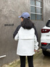 波司登2025新款冲锋衣鹅绒服女短款三合一防风防水保暖外套B250331302 月光白/黑色|8050/8056|80MC S 160/84A 体重约100-110斤 实拍图