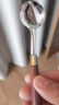 复古仿胡桃木不锈钢圆头汤勺调羹家用日式西式 1个装【不锈钢勺子】专享 实拍图