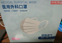 京东京造 一次性医用口罩100片独立包装【超柔系】防尘防晒面罩白色 实拍图