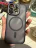 玄皇【镜头全包】苹果16promax手机壳iphone16新款肤感磨砂Magsafe磁吸充电硅胶防摔超薄透明高端简约 苹果16Pro【磨砂黑】徕卡镜头 亲肤手感 实拍图