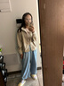 MJ STYLE立领开衫外套女2026春秋宽松休闲百搭短款小个子运动风长袖上衣 实拍图