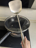 三禾无涂层不粘炒锅炒菜锅钛合金钛钛锅32cm天穹黑配钢铲LC32S1 实拍图