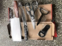 京东京造 3系菜刀家用切片刀具 切肉刀水果刀剪刀瓜刨开瓶器 5件套 实拍图