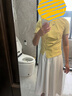 IEF/爱依服【DNA系列】2025夏季新款法式基础款设计感T恤 黄 L 实拍图