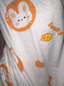 红豆女童睡裙纯棉春夏季薄款家居服儿童短袖套头睡衣A类Q3318橘色120 实拍图
