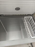 美的（Midea）【新款全新升级】冰柜家用商用冷柜冷藏冷冻保鲜柜小型冰柜节能省电冰箱卧式冰柜 一级能效 200L 灰色 200KMF(E) 实拍图