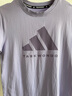 阿迪达斯（adidas）2025新款短袖儿童T恤夏季户外运动休闲百搭短袖 紫罗兰+浅紫  152 实拍图