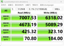 金胜维（KingSpec）2TB SSD固态硬盘NVMe 2242 M.2接口 长江存储颗粒 读速7200MB/s PCIe4.0 AI PC存储配件 实拍图