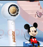 迪士尼（DISNEY）小风扇大风力旅游出差散热手持小型迷你便捷随身电风扇usb可充电办公室国庆中秋出游长续航BP533白 实拍图