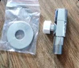 潜水艇（Submarine）F003铜镀铬亮面 三角阀 八字阀国标四分 陶瓷阀芯 冷热通用角阀 实拍图
