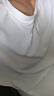 真维斯（Jeanswest）冰丝短袖T恤男夏季纯色体恤衫宽松大码运动健身半袖男士速干上衣 实拍图
