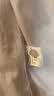 罗蒙短袖棉衬衫女夏季商务职业工装纯色正装工作服v领白衬衣 白色 36 实拍图