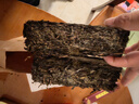 湘丰茶叶 安化黑茶湖南安化黑茶7年陈手工金花茯砖茶手筑茯茶盒装1kg 【手筑金花茯砖】7年陈1kg 实拍图
