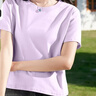班尼路（Baleno）100%纯棉短袖T恤女2025年夏季宽松短款小个子时尚百搭休闲款上衣 实拍图